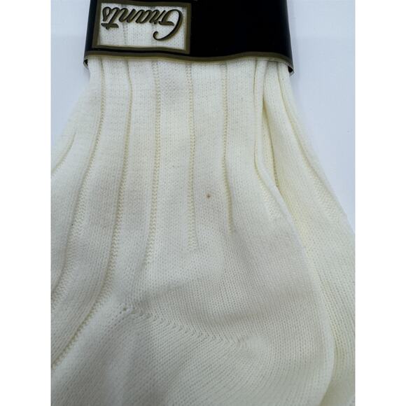 Vintage Grants 100% Nylon Anti-Static White/Beige Mens Socks 10-13 - Picture 8 of 12